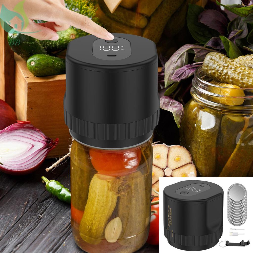 ABS Menor Jar Aferidor Boa Vedação Conservas Do Vácuo Auto Pode Máquina LED Display Digital Para Casa SHOPQJC1108