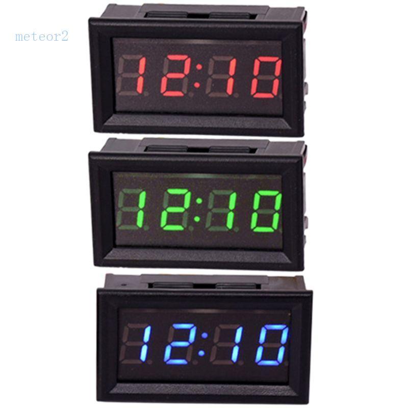 meteor2 Carro Auto Relógio Eletrônico LED Display Digital Sistema De 24 Horas