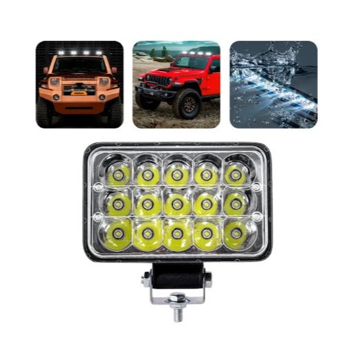 Farol de Milha Led 45w Briwax Trator/Caminhão/Colheitadeira/Off-Road - FK-F0145W.