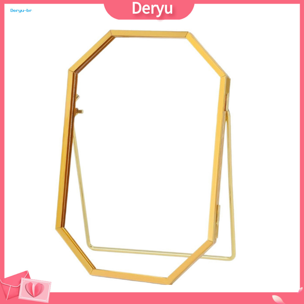 Double-sided Glass Frame Diy Photo Octagonal Press for Dried Flowers – Metal Shadow Box Wall Hanging Display Craft Kee