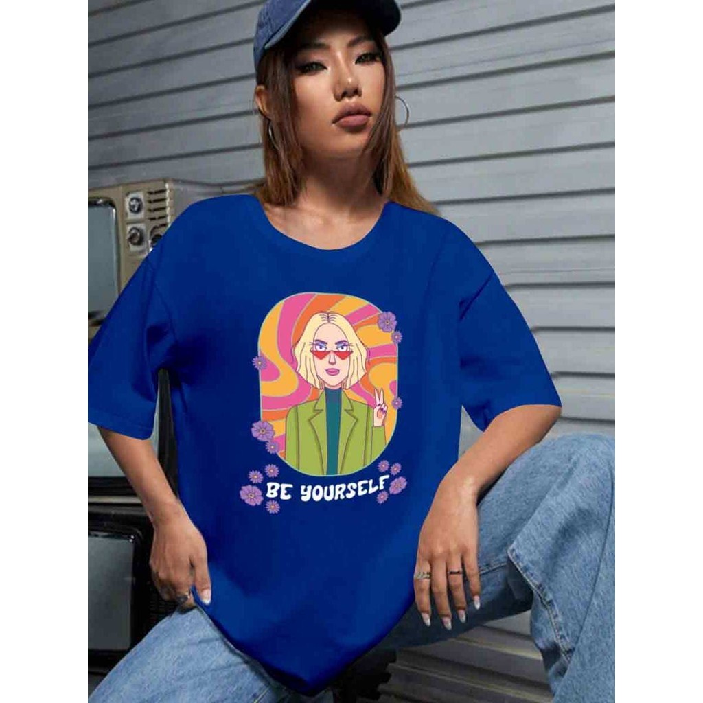 T Shirt Peace and Love Hippie Camiseta Estilo Nice Glass Flowers Toque Algodão Casual Básica