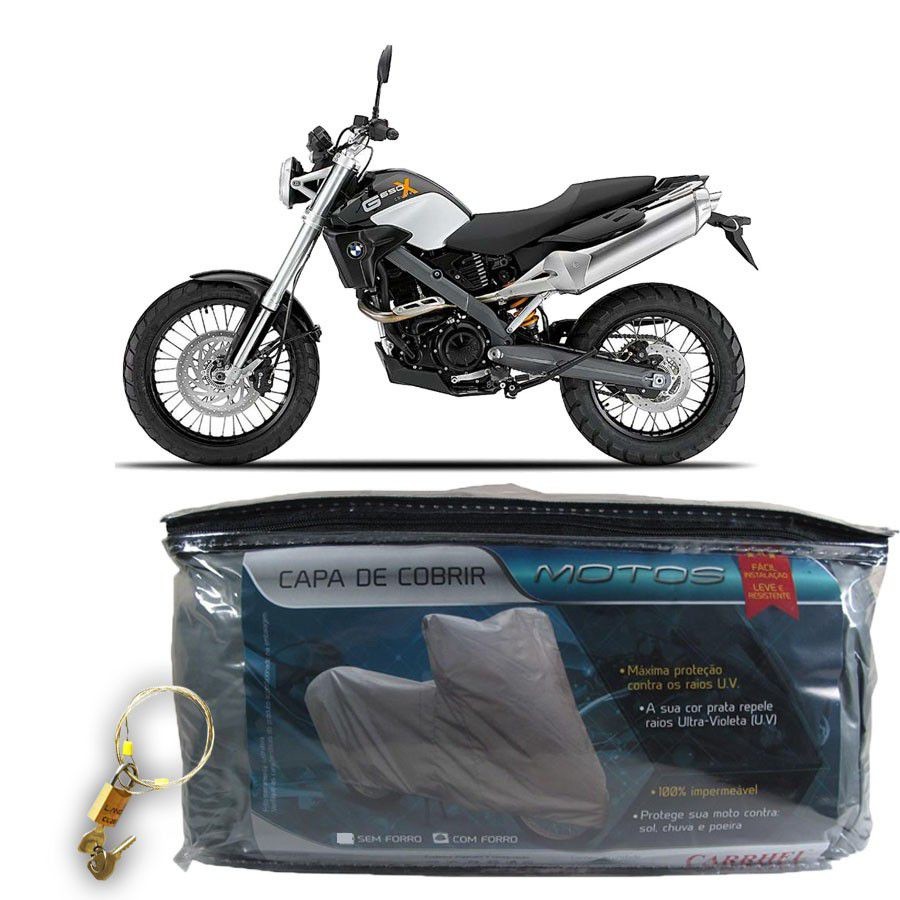 Capa com cadeado para cobrir BMW 650 GS Sertão G(206)