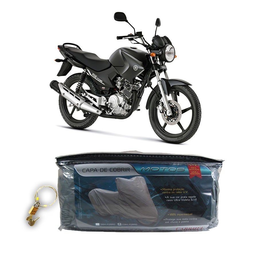 Capa com cadeado para cobrir YAMAHA YBR 125 FACTOR ED P(204)