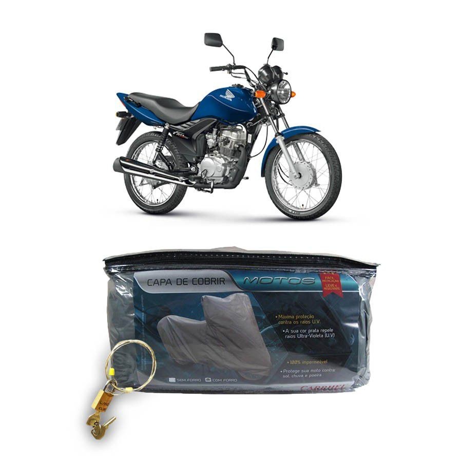 Capa com cadeado para cobrir HONDA CG 125 Fan ESI/150 Fan ESI Flex P(204)