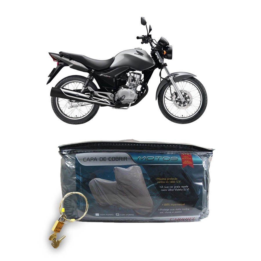 Capa com cadeado para cobrir HONDA CG 125 Titan KS P(204)