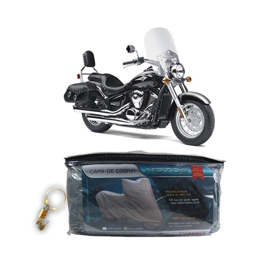 Capa com cadeado para cobrir KAWASAKI Vulcan 900 Classic LT GG(199)