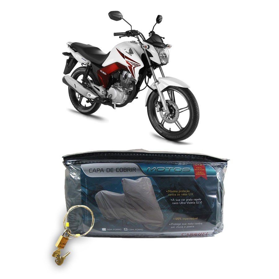 Capa com cadeado para cobrir HONDA CG 150 Titan ES Mix P(204)
