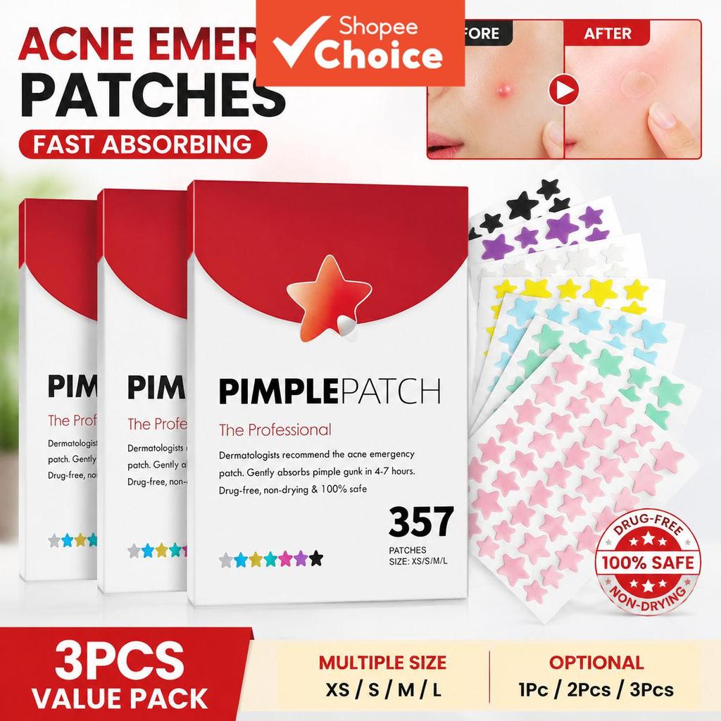 Remendos de Acne à Base de Hidrogel, Remendos de Borbulhas Coloridos em Forma de Estrela, Adesivos Bonitos para Pontos,
