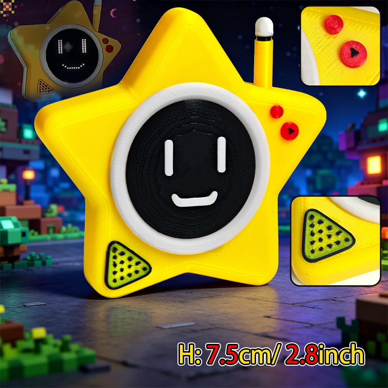 2026 Brinquedo Fidget Impresso Em 3D Forma De Estrela , Jogo Quente Poppi Anime Figuras De Ação Bonito Smiley Face Alívi