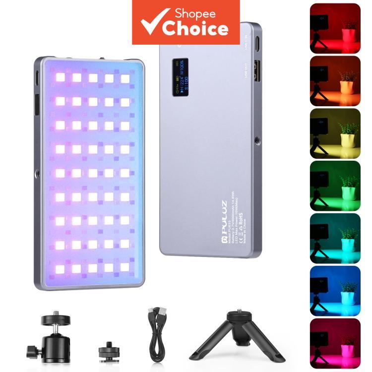 Chegada nova PULUZ Luz de Preenchimento de Beleza RGB Full Color LED Luz de Fotografia para Vlogging
