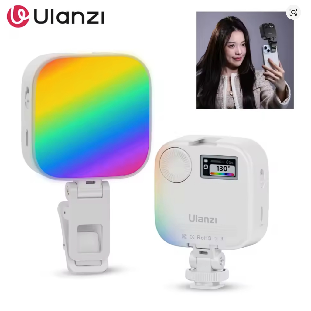 Luz de Vídeo de fotografia portátil, U60 RGB Video Lights, luz LED branca da câmera, 360 ° Full Color, CRI 95 + lâm