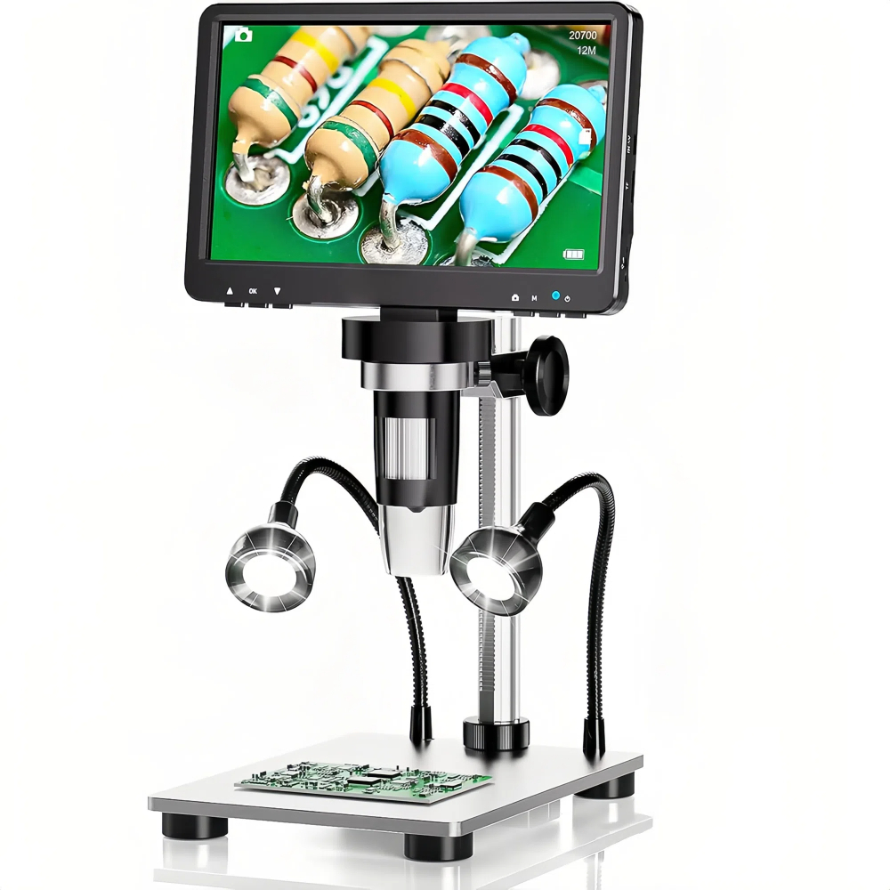 Microscópio Digital 1200x Lcd 7 Manutenção Eletrônica 1080p