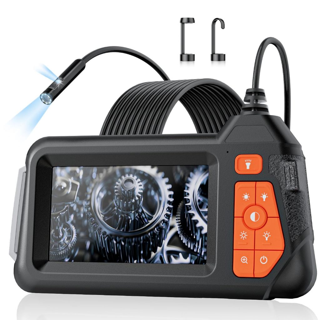 Câmera Endoscópica LCD Simples E Dupla De 4.3 