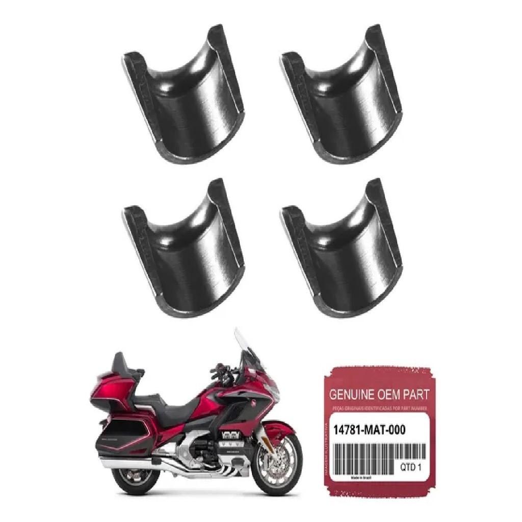 Kit 4 Trava De Válvula GL1800 Gold Wing:2001-2017