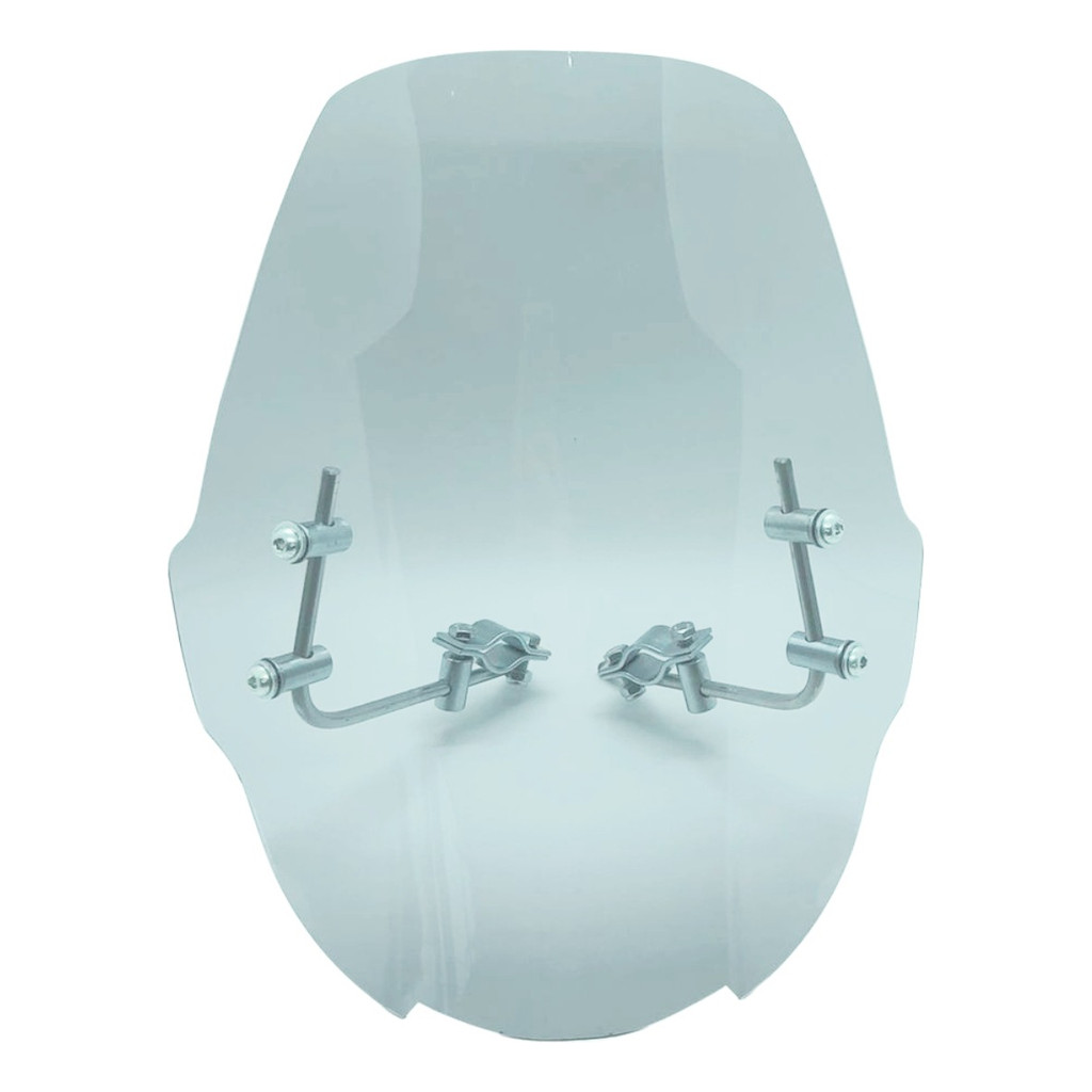 Bolha Para-brisa Universal Para Moto com Carenagem - Cristal