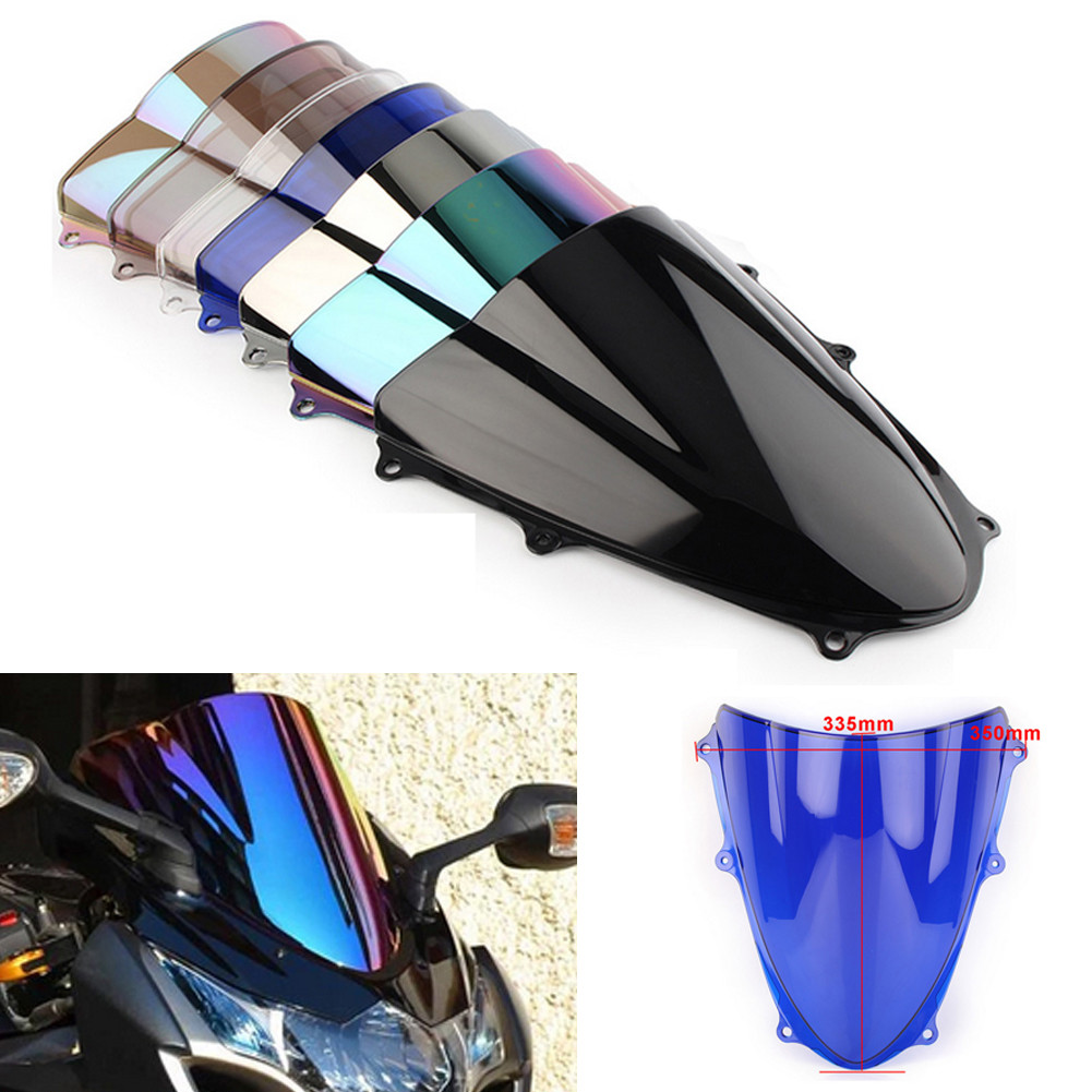 Protetor Defletor De Para-Brisa De Bolha Dupla Motocicleta , Tela De Vento Suzuki GSXR1000 GSX-R GSXR 1000 K9 2009-2016