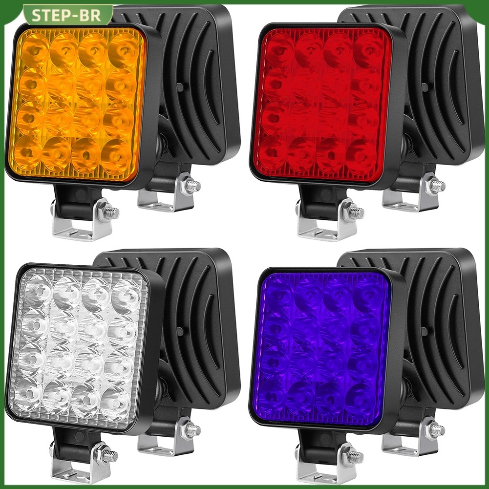Top-seller 48w 16LED Luz De Trabalho Pod Lighting Truck Off Road Trator 12v 1PCS