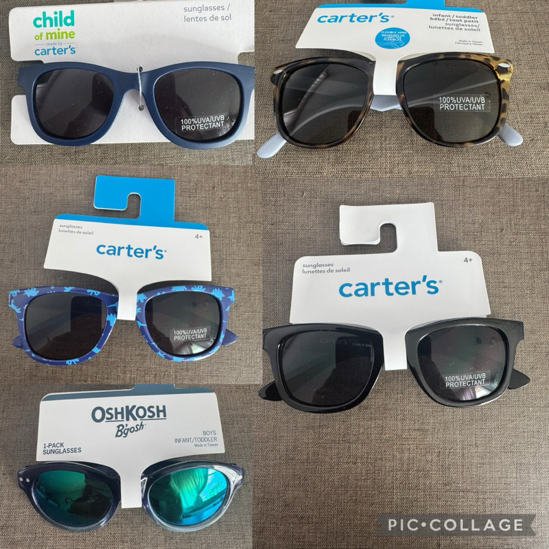 ÓCULOS DE SOL CARTERS / CHILD OF MINE OU OSHKOSH MENINO TAMANHOS VARIADOS
