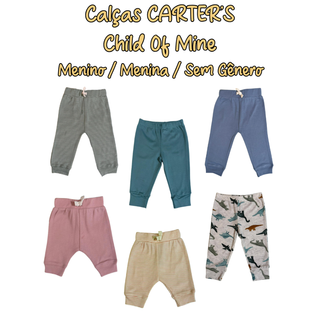 Calça Avulsa Carter's - CHILD OF MINE em Algodão Menino / Menina / Sem Gênero