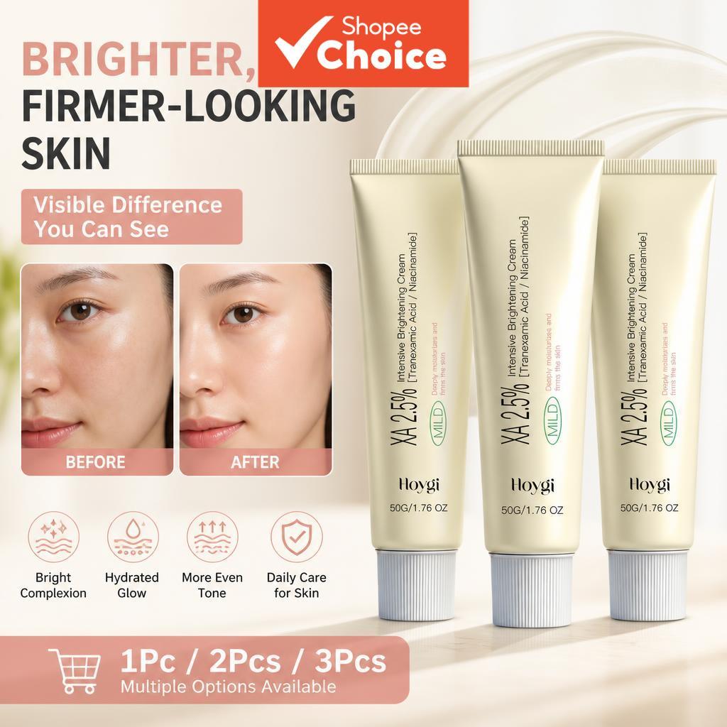 Creme Clareador Intensivo 2,5% XA 50g – Uniformiza o tom e hidrata profundamente | Ácido Tranexâmico, Niacinamida, Leve,