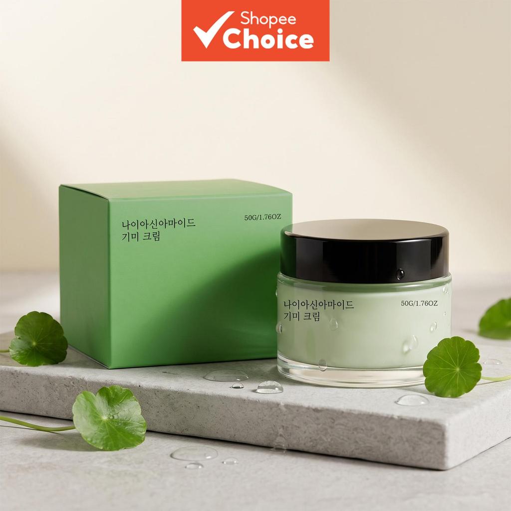 Creme Facial de Niacinamida 50g - Clareador, Hidratante Profundo, Calmante e Nutritivo Diário