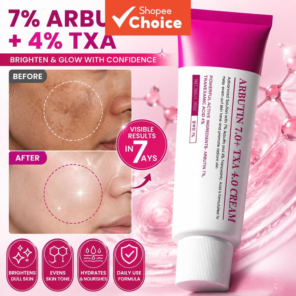 Creme Facial com Glutationa e Niacinamida 50g – Fórmula Clareadora para Pele Uniforme e Radiante | Cuidado Facial,