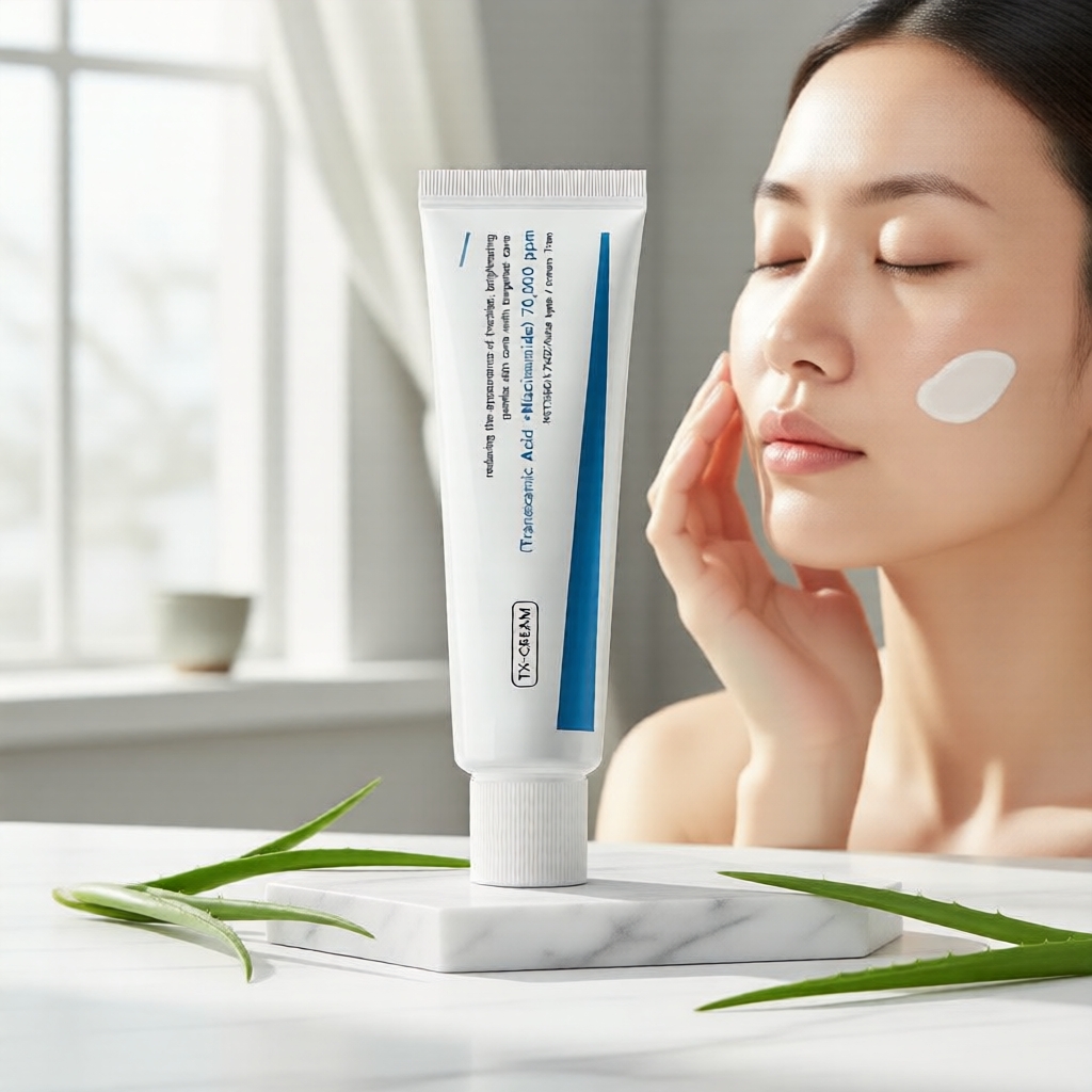 Creme Facial 50g de Niacinamida e Ácido Tranexâmico - Hidratante e Clareador