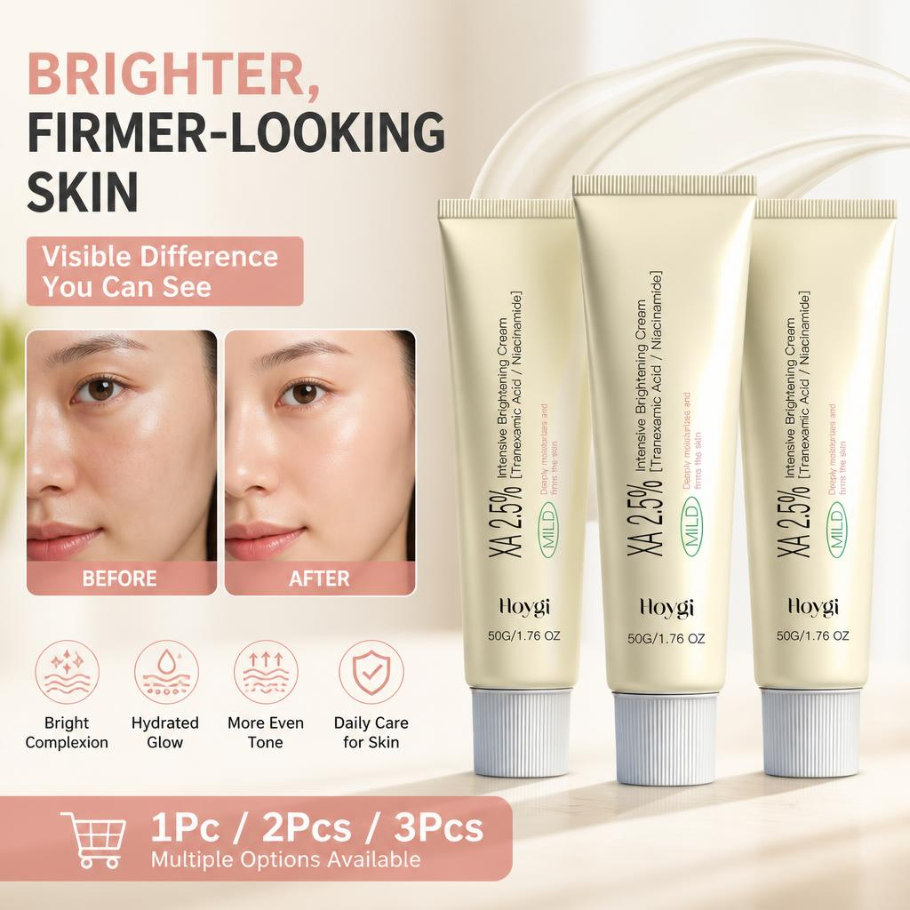 Creme Clareador Intensivo 2,5% XA 50g – Tom de Pele Uniforme e Bloqueio de Hidratação | Ácido Tranexâmico, Niacinamida,