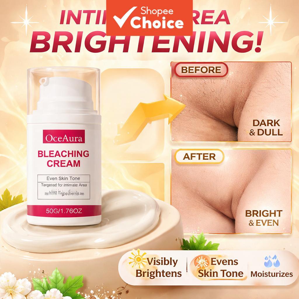 Creme Corporal Brilhante de Alta Performance 50g – Fórmula com Niacinamida Clareadora para Áreas Sensíveis – Leve, Não