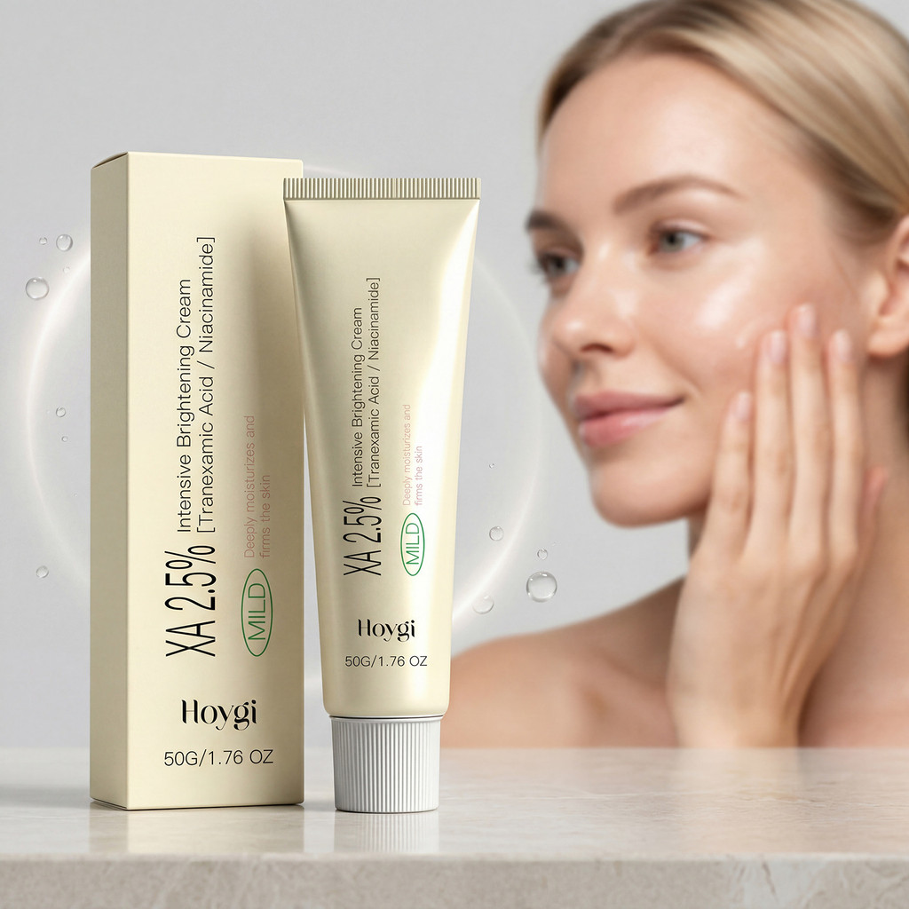 Creme Clareador Avançado com Ácido Tranexâmico, Niacinamida e Glicerina - Hidratante Facial para Pele Radiante 50g