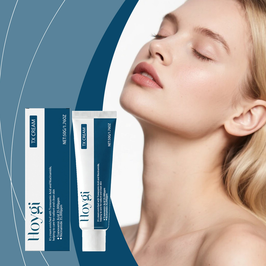 Creme Clareador de Ácido Tranexâmico e Niacinamida 50g - Hidratante e Tom de Pele Uniforme Portátil