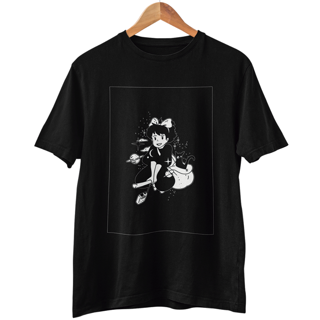 Camiseta Anime Studio Ghibli O Serviço De Entregas Da Kiki