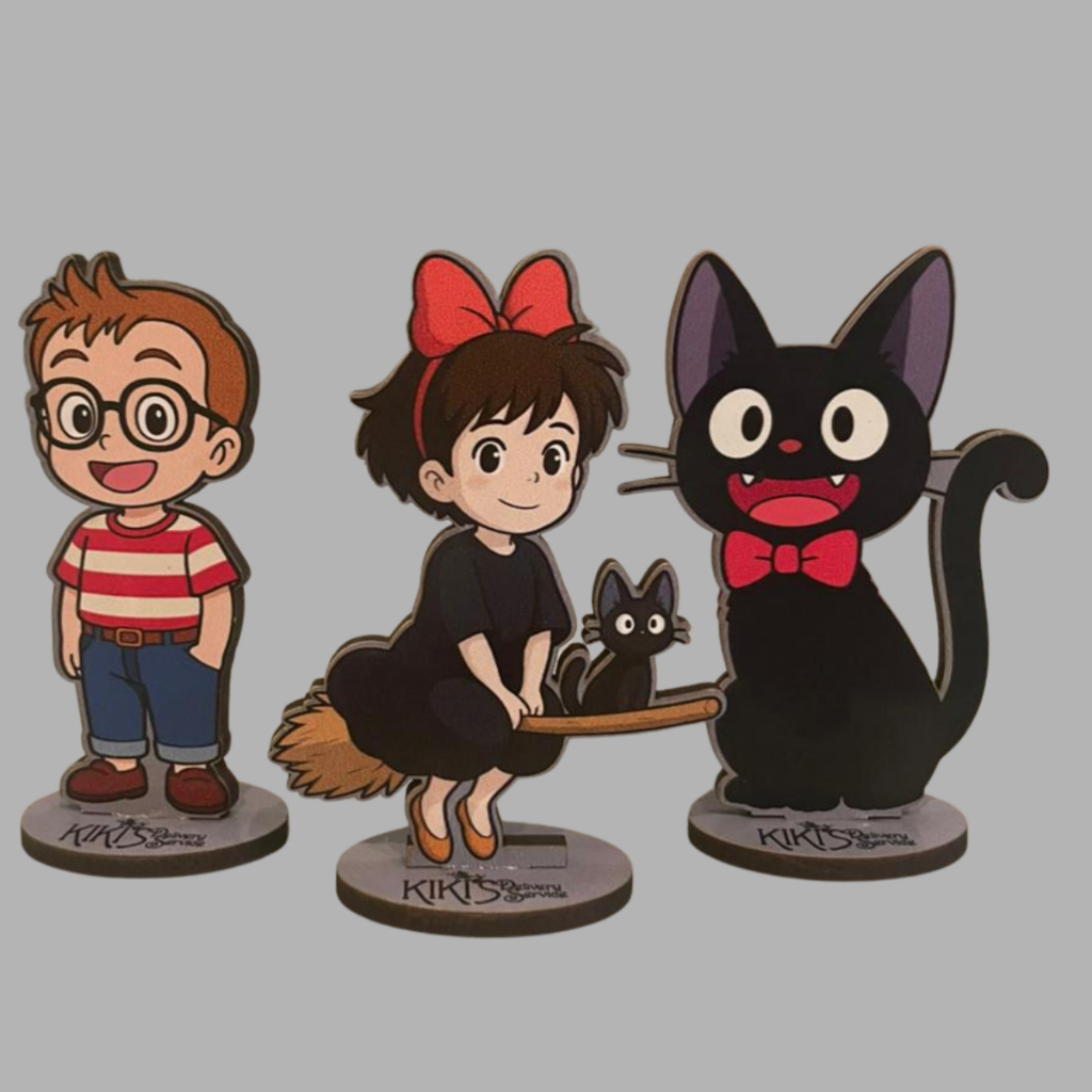 Totem Serviços de entrega da kiki anime studio ghibli animação para decoração presente gato Jiji