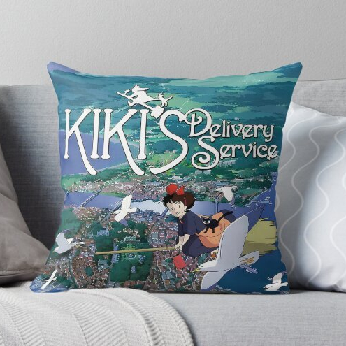 Almofada Serviços de entrega da Kiki  Kiki's delivery service animação studio ghibli