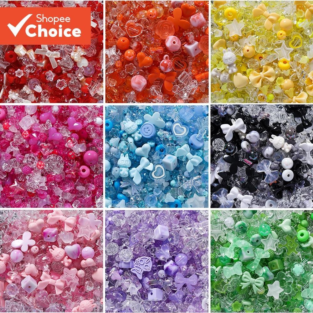 Kunkka 20G Contas De Acrílico Mistas Cores Irregulares Podem Ser Usadas Para Fazer Joias Diy , Colares E Pulseiras