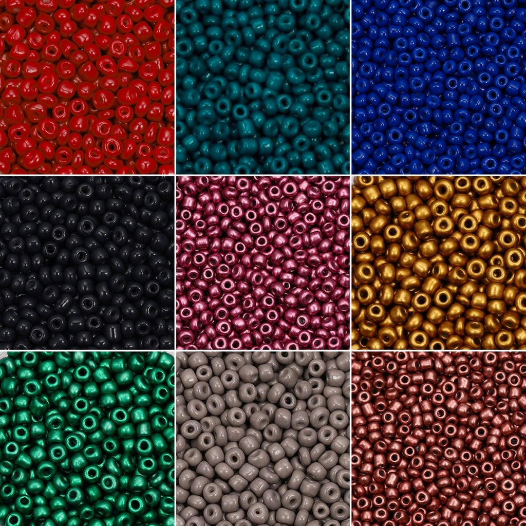 St.kunkka 3-4mm Miçanga de Vidro Para Pulseira e Artesanato Cores