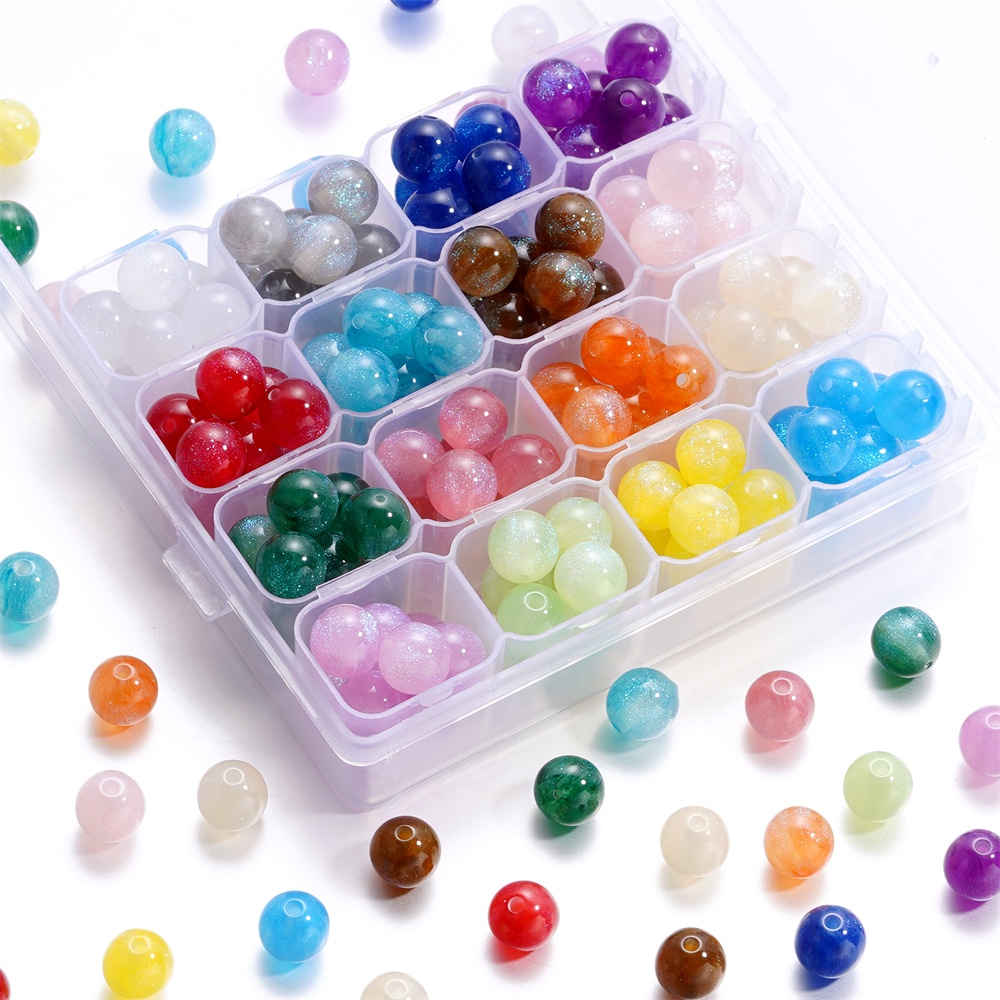 St. kunkka 10pcs 8mm 10mm 12mm Resina Sereia Contas Redondas Acessórios de Moda para Jóias de diy Pulseira Pulseira