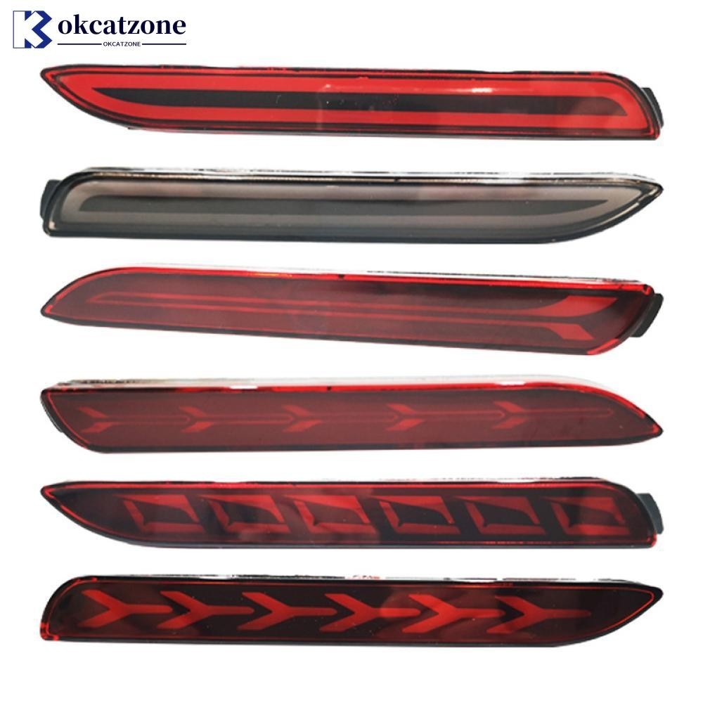 OKCATZONE 2PCS Luz De Freio Traseira Do Pára-Choques Refletor LED Para Carro Toyota RAV4 Camry C3S3