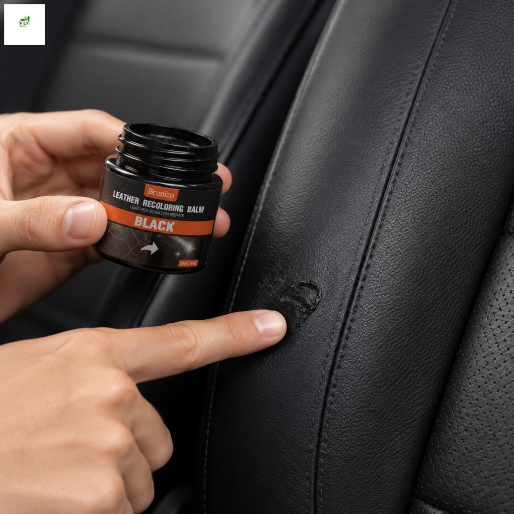 Creme Reparador De Couro Preto 50g-Pasta Restauradora Para Assentos De Carro Sofá Sapatos Móveis