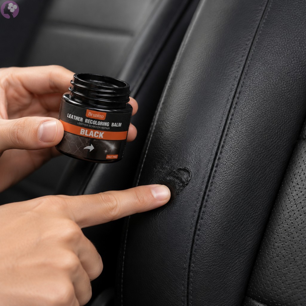 Creme Reparador De Couro Preto 50g-Pasta Restauradora Para Assentos De Carro Sofá Sapatos Móveis