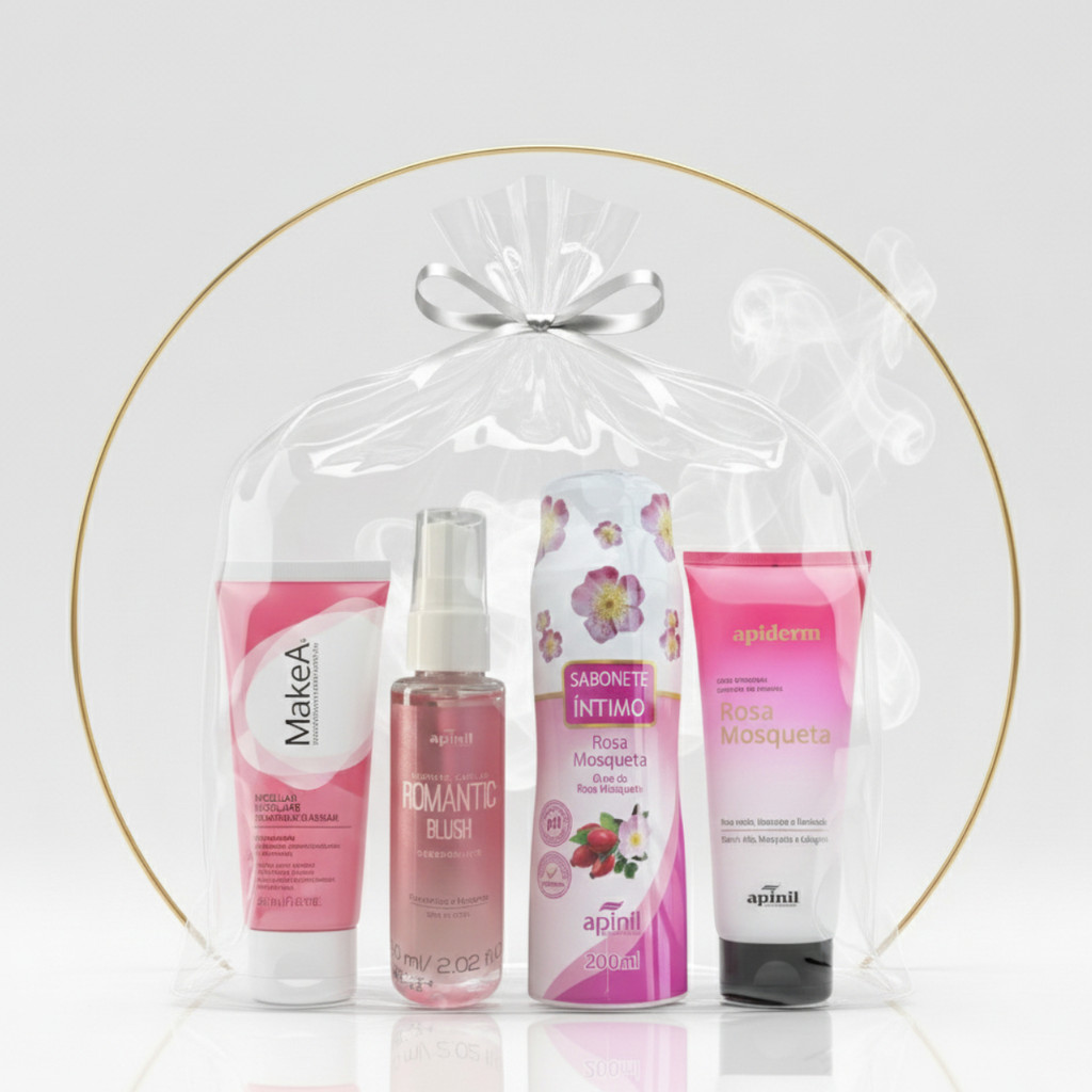 Kit Completo Cuidado Feminino Cabelo Corpo E Rosto Higiene presente natal mulher
