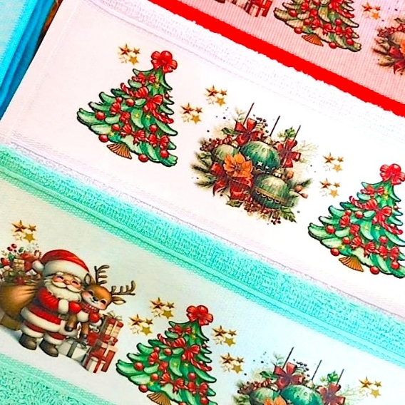 Toalha de Natal / personalizados / lembrancinha / lembrancinha de natal