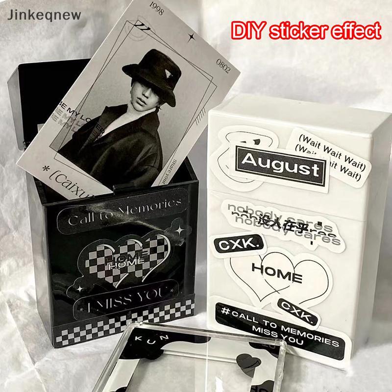 JNBR Kpop Idol Caixa De Armazenamento De Cartão Fotográfico Tipo Pop-up Coleção De Cartões De Jogo Caso Organizador Port