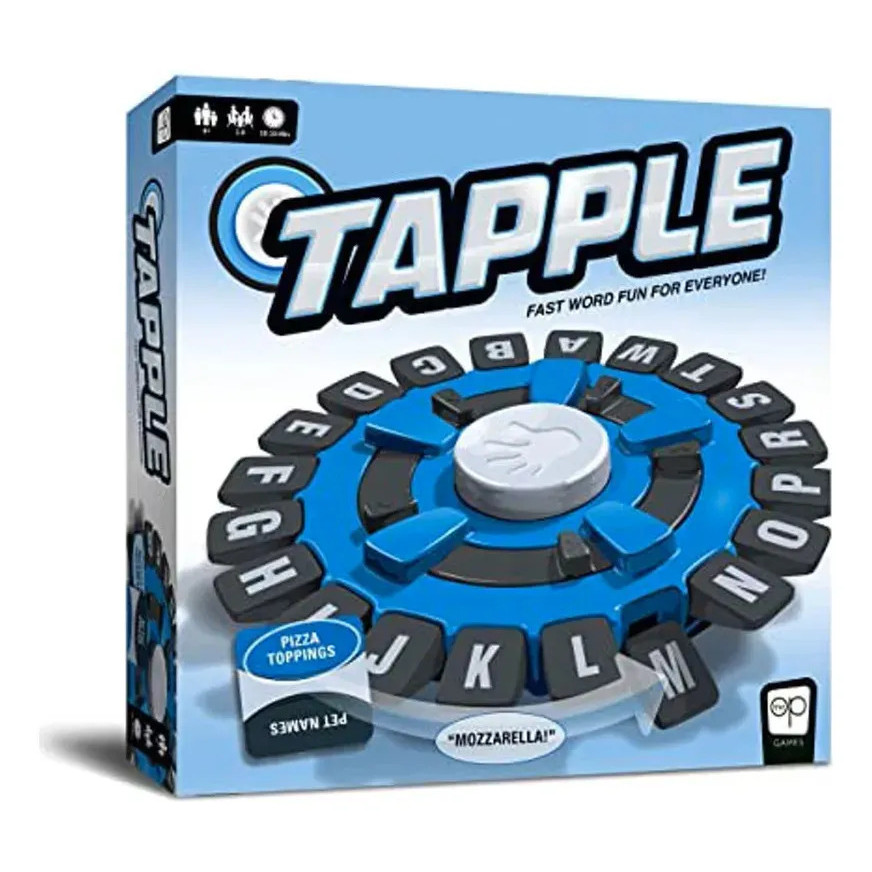 Jogo De Palavras Tapple - Tabuleiro Trava Letras Stop Port