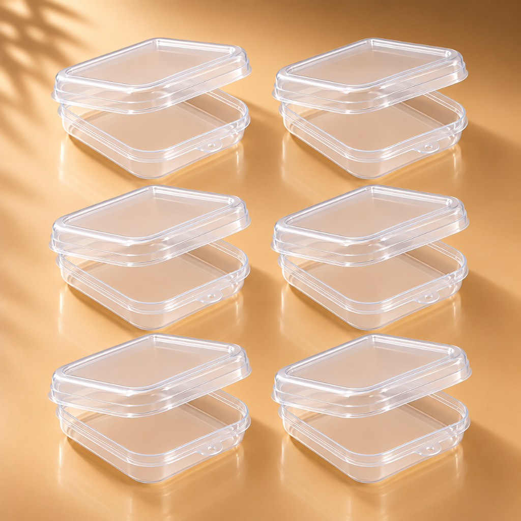 Kit 6 Porta Lanche Sanduicheira Sanduiche com Trava Lancheira Organizadora Marmit Fitness