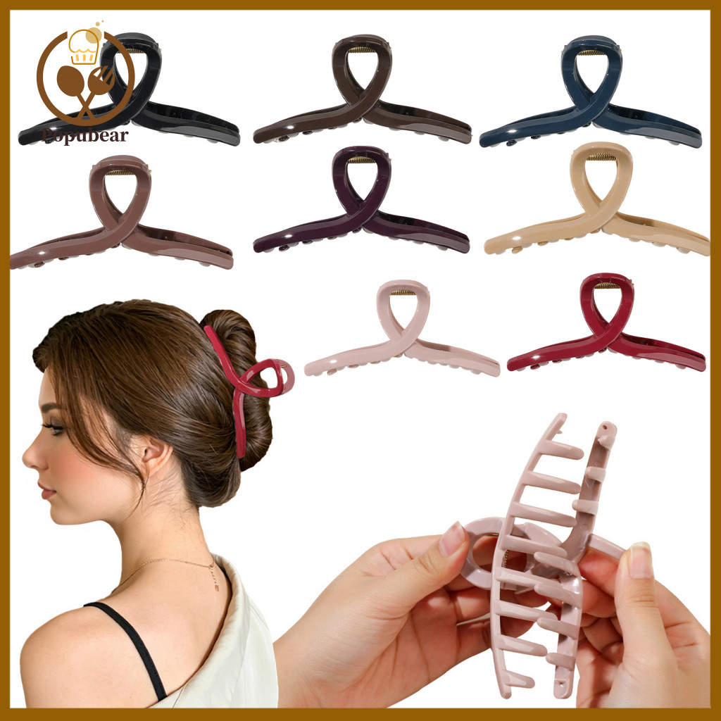 Use Hair Clip Back Head Claw Soft Silicone Non-slip Grip Accessory Anti-slip Teeth for Women Wear Strong Hold for Thick