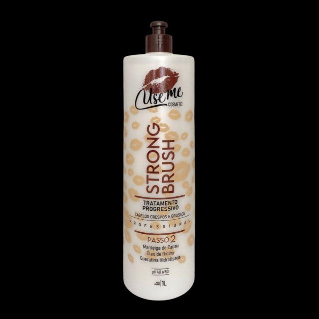 Escova Progressiva Strong Brush Use Me 1l Cabelo Afro