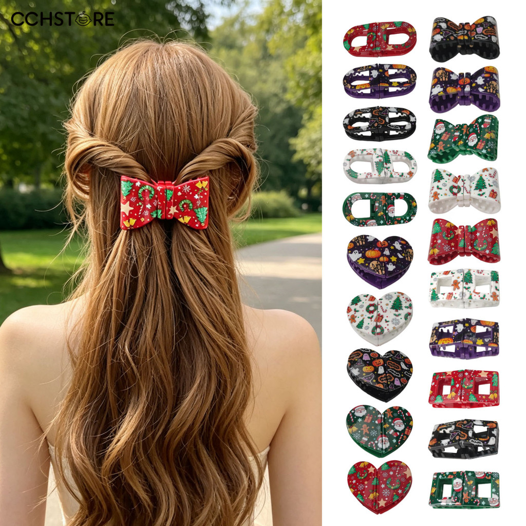Voluminous Hair Clips Everyday Styling Halloween Christmas Magnetic Strong Hold No-slip 2-in-1 Design for Salon Use Perf