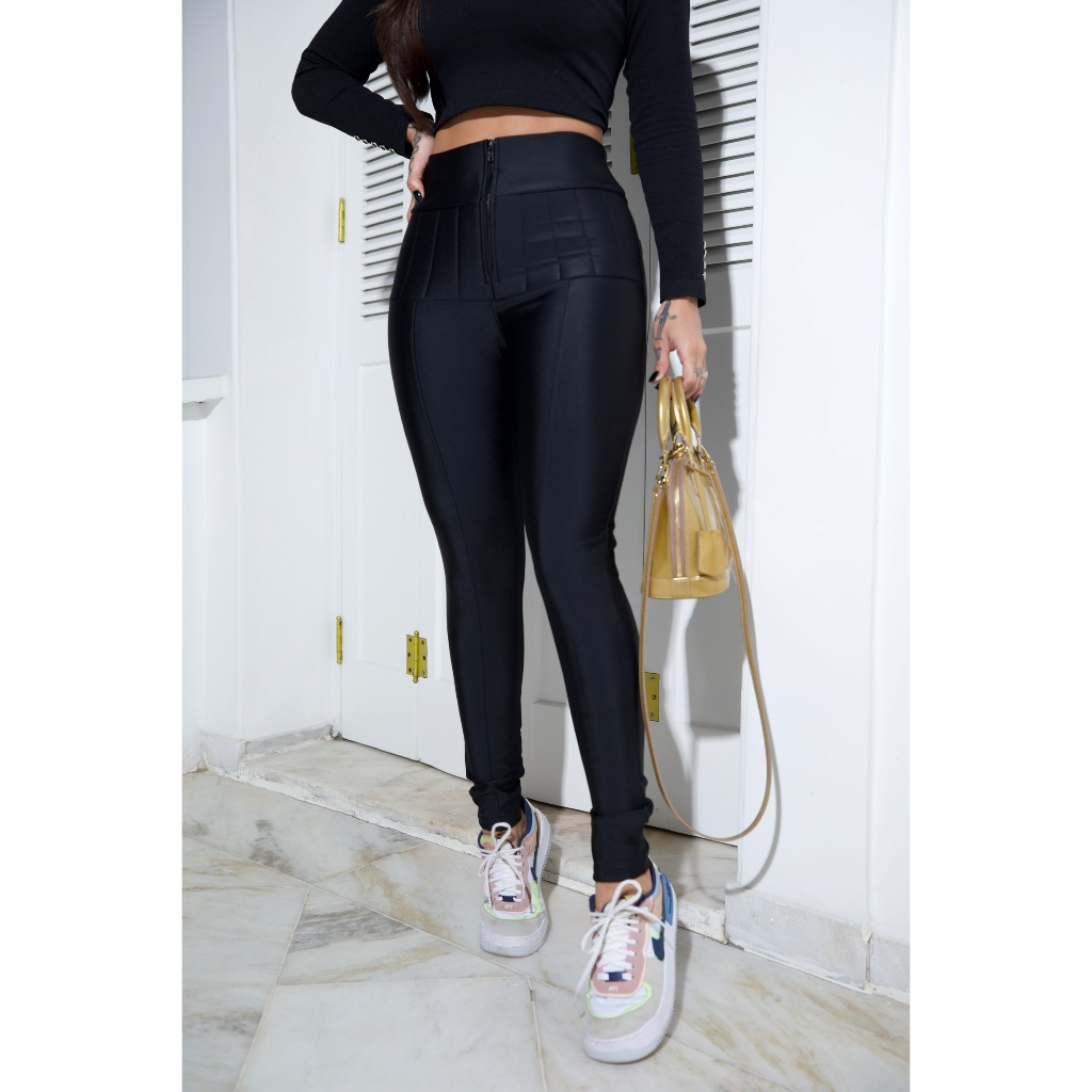 Calça Skinny Tecido PRD OriginalLIPO Alta Compressão Ziper