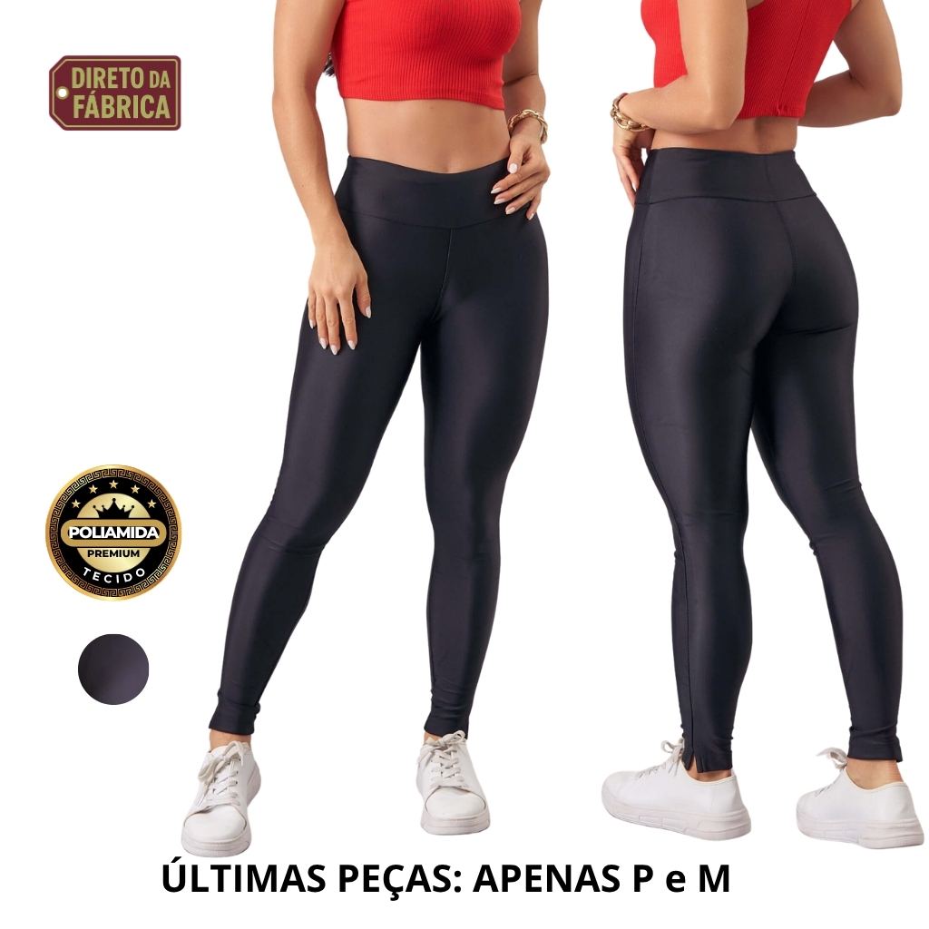 Calça Feminina PRD Poliamida Original Cintura Alta Basic (Apenas P e M)